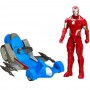Avengers Iron Man 30cm con Veicolo A7363E27 Hasbro