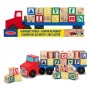 Camion Giocattolo in Legno con Lettere, Forme e Cubi ad Incastro 15175 Melissa & Doug 3 anni+