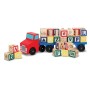 Camion Giocattolo in Legno con Lettere, Forme e Cubi ad Incastro 15175 Melissa & Doug 3 anni+