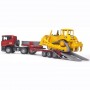 Bruder 03555 Camion Scania Articolato con Bulldozer Caterpillar 4 anni+