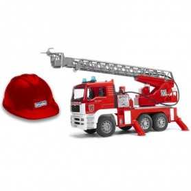 Camion dei Pompieri Man Tga + Casco 01981 Bruder