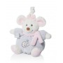 Carillon Neonato Peluche Topino 18cm Rosa 2025E di Artesavi