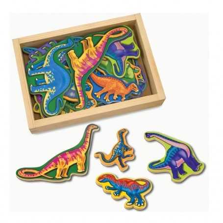 Dinosauri Magnetici in Legno 20 Pezzi 10476 Melissa & Doug 2 Anni+