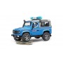 Bruder 02597 Land Rover Defender Police Luci e Suoni Polizia 4a+