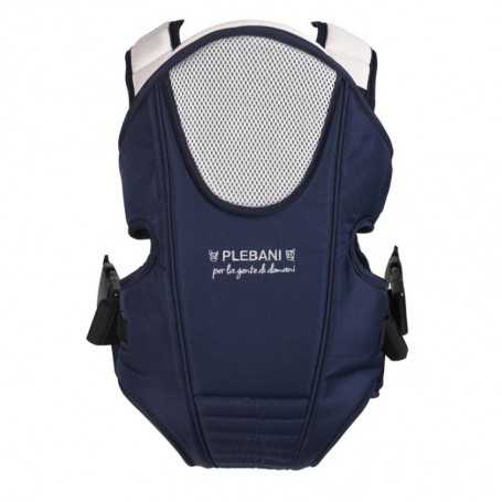 Marsupio Neonato fino a 12 kg Abbraccio Plebani 47 Blu 3 Mesi+