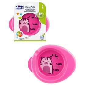 Piatto Pappa Calda Chicco Rosa 6 Mesi+ 160001