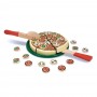Pizza Giocattolo in Legno per Bambini Gioco Montessoriano 54 pz 10167 Melissa & Doug 3 Anni+