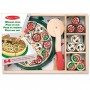 Pizza Giocattolo in Legno per Bambini Gioco Montessoriano 54 pz 10167 Melissa & Doug 3 Anni+
