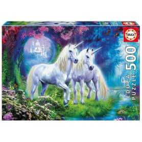 Puzzle 500pz Unicorni nel Bosco 17648 Educa