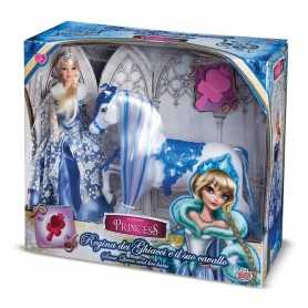 Regina dei Ghiacci e Il Suo Cavallo con Bambola Princess GG02954 Grandi giochi