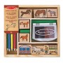 Timbri per Bambini In Legno Cavalli 12410 Melissa & Doug 4 Anni+