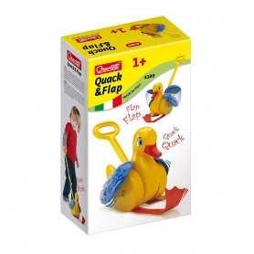 Paperella Quercetti Papera con Maniglia Ochetta Quack & Flap 4180 Quercetti 1 Anno+