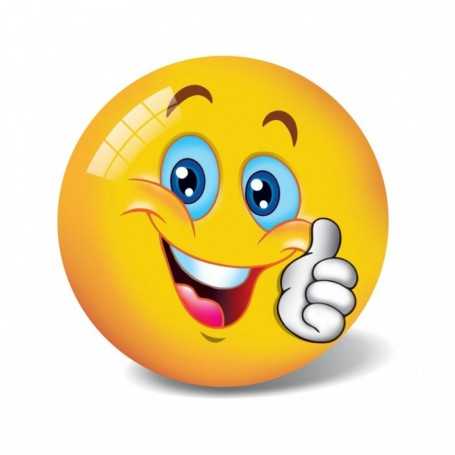 Pallone Emoji Emotiocon Grande 23cm Mandelli