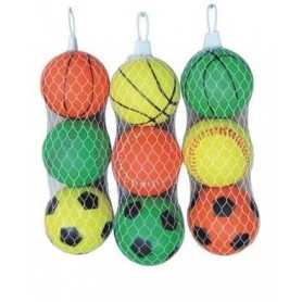 Palline Soft Rete 3 pezzi Colori Assortiti 705100141 Sport One