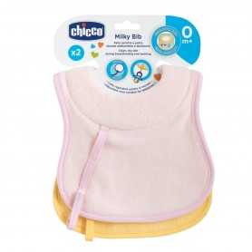 Chicco Bavaglini Allattamento 0m+ Rosa 2pz 163001 