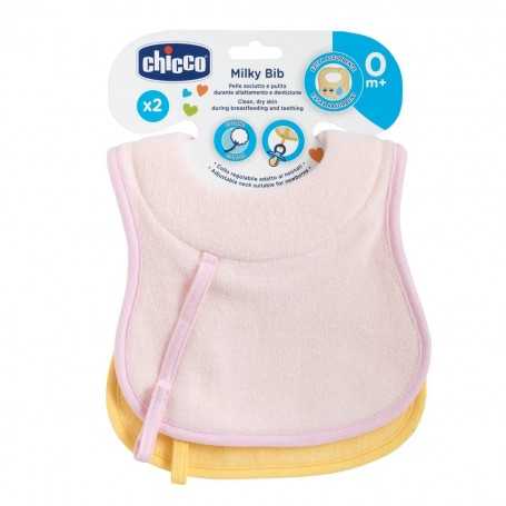 Chicco Bavaglini Allattamento 0m+ Rosa 2pz 163001
