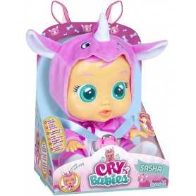 Cry Babies Sasha Magic Tears Rinoceronte Bambola che Piange 93744 IMC Toys 18m+