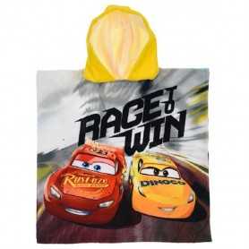 Poncho Mare Cars Disney Bambino 50x50cm ER1930 Giallo