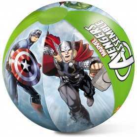 Pallone da Spiaggia Avengers Marvel Beach Ball Gonfiabile 50cm 16305 Mondo