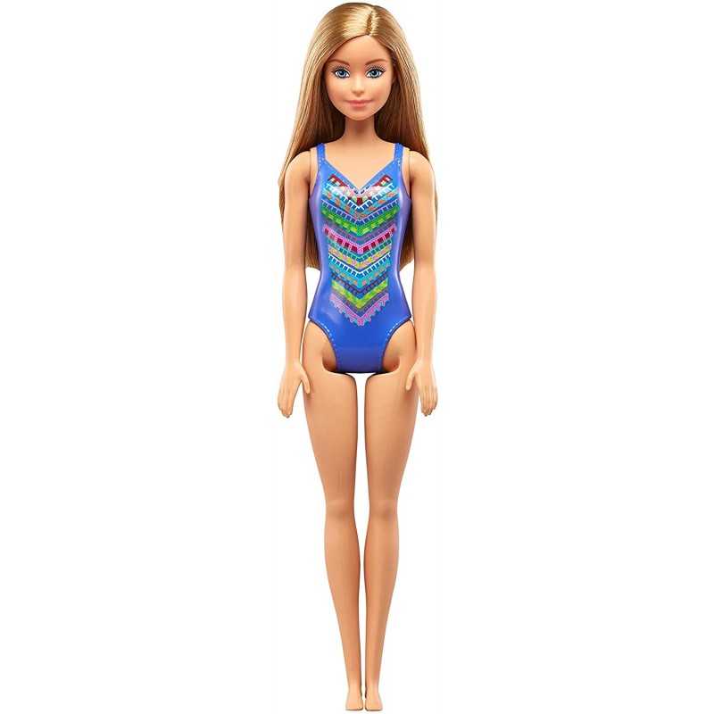 A1g Barbie Beach con Costume a Stampa Tribale-Perfetto per L'Estate DWK07 