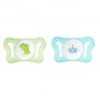 Chicco Ciuccio Silicone PhysioForma Micrò 0-2m Azzurro 7512121 2pz Neonato Colori Assortiti