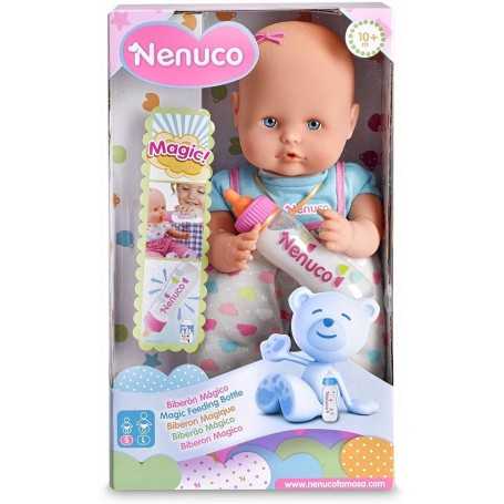 Nenuco Biberon Magico con Bambola Morbida 700012691 Famosa 10m+