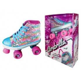 Girabrilla Pattini a Rotelle Taglia 37-38 con Paillettes 707400216 Mandelli Nice