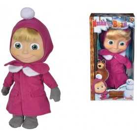 Masha e Orso Bambola 40cm con Vestito Simba 3a+