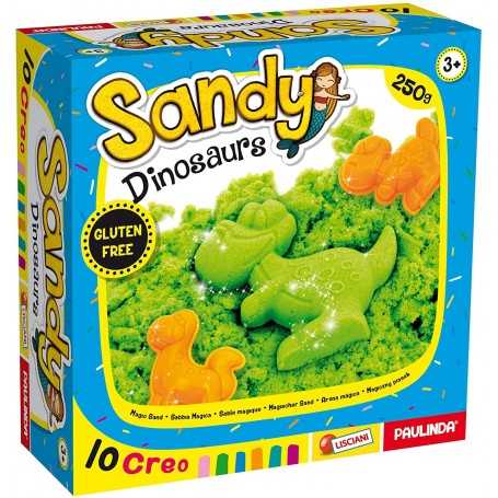 Sabbia Cinetica Sandy 250gr con Formine Modelli Assortiti 80816 Lisciani 3a+