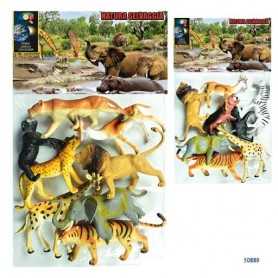 Busta Animali Zoo Selvaggi 8pz 50889 Ginmar 3a+