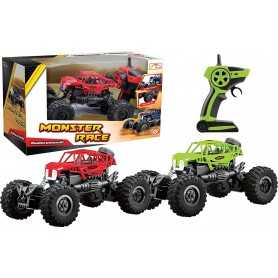 Auto Radiocomandata R/C Monster Race con Sospensioni 27218 Colori Assortiti Toys Garden 3a+