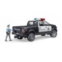 Bruder 02505 Polizia Pick Up RAM 2500 con Poliziotto 4a+
