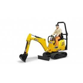 Bruder 62002 Escavatore JCB 8010 CTS con Operaio 4a+