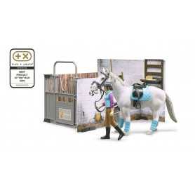 Bruder 62506 Stalla con Cavallo 4a+