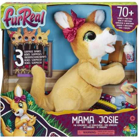 Fur Real Mama Josie Il Canguro Mamma Canguro Peluche interattivo 4a+