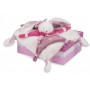Doudou et Compagnie Doudou Coniglio Cerise con Scatola Regalo DC2703 0m+