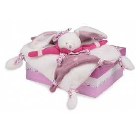 Doudou et Compagnie Doudou Coniglio Cerise con Scatola Regalo DC2703 0m+