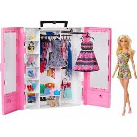 Barbie Armadio da Sogno Fashionistas Guardaroba Ultimate Closet con Bambola GBK12 Mattel 3 Anni+