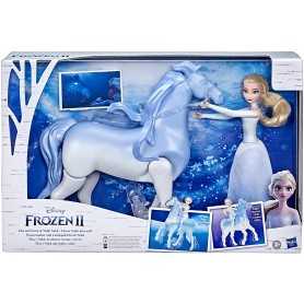 Frozen Cavallo che Cammina Elsa e il Cavallo Nokk Frozen 2 Elettronico Hasbro 3a+