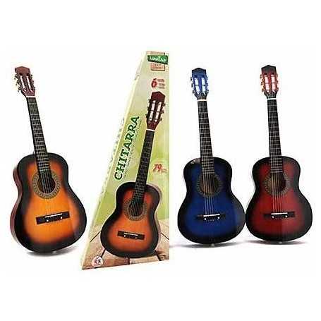 Chitarra per Bambini in Legno 80 cm 37761 Colori Assortiti Globo 3 Anni+