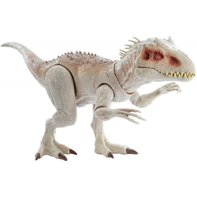 Jurassic Worls Indominus Rex Dinosauro Con Luci E Suoni Gct95 Mattel 4a
