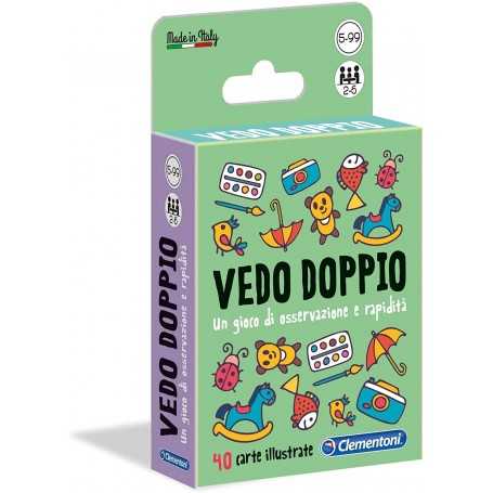 Carte Gioco Bambini Vedo Doppio 16177 Clementoni 5a+