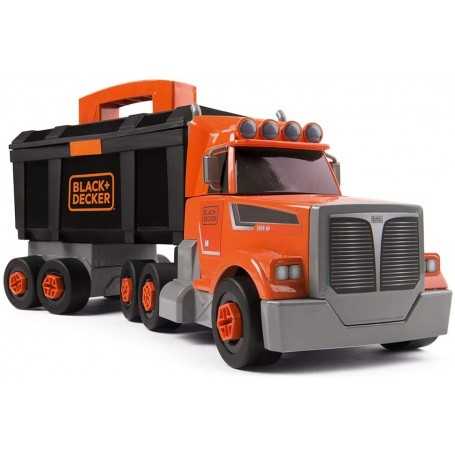Smoby Black+Decker Bricolo Camion con Cassetta Attrezzi 7600360175 3a+