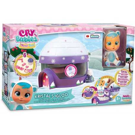 Cry Babies Igloo Kristal con Accessori 90934 Imc Toys 3a+