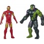 Spiderman Maximum Venom Peronaggi Iron Man vs Venomized Hulk alti 30cm E8685 Hasbro 4a+