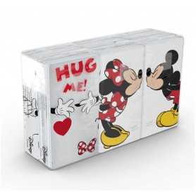 Fazzoletti di Carta Mickey Minnie Profumati e Colorati 6 Pacchi 54 Fazzoletti