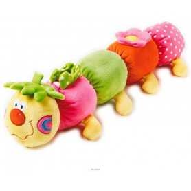 Peluche Bruco 55 cm con Sonaglio per Neonati 785092 Venturelli 0m+