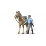 Bruder 62507 Personaggi Poliziotto a Cavallo 4a+