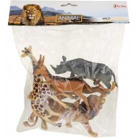 Busta Animali Savana per Bambini 5pz 34912 Animal World Wild Animals 3a+