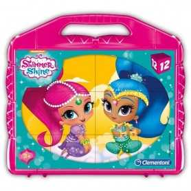 Puzzle Cubi 12pz Shimmer e Shine 41187 Clementoni 3a+